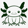 Axolotl In DXF Format - Free Commercial Use License