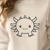 Unique Axolotl Digital Drawing PNG - Free Download