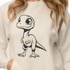 Free Unique Baby Dinosaur Digital Artwork DXF - Commercial Use