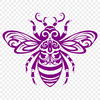 Free Free Bee Stencil