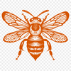 Free Artistic Bee Clip Art