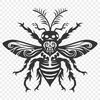 Beautiful Bee - Laser Cutter DXF Free Download