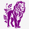 Free Unique Lion Stencil