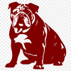 Beautiful Bulldog In SVG, PNG, PDF And DXF File Formats - Free