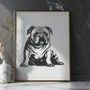 Artistic Dog Digital Art - Free PNG Download