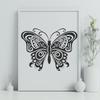 Artistic Butterfly - SVG Format