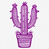 Artistic Cactus - DXF For Commercial Use