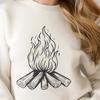 Beautiful Flames Clipart - Free DXF Download