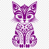 Creative Cat In SVG, PNG, PDF And DXF File Formats - Free