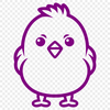 Beautiful Chick In SVG - Free Digital Download