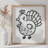 Turkey Image In SVG, PNG, PDF And DXF File Formats