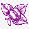 Stunning Coffee Bean Digital Drawing - Free DXF Download