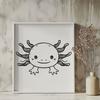 Axolotl In PDF Format - Free Commercial Use License