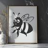 Creative Flying Insect Printable Image