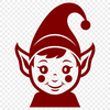 Free Christmas Elf In SVG, PNG, PDF And DXF File Formats - Free