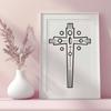 Crucifix Artwork In PNG & SVG - Free Digital Download