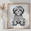 Beautiful Sitting Havanese Printable Artwork