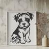 Stunning Puppy - Laser Cutter SVG