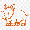 Creative Safari Animal In DXF - For Free Download, Commercial Use