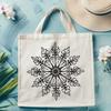 Beautiful Snowflake Drawing - Free PNG