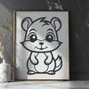 Beautiful Squirrel - Sublimation SVG