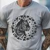 Artistic Tiger Template - Free DXF