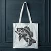 Beautiful Crappie Fish Illustration in Full Body View A detailed illustration of a fish species known as the Crappie, showcasing its full body structure.