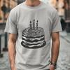 Birthday Cake Design In SVG, PNG, PDF And DXF File Formats