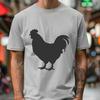 Free Unique Chicken Printable Artwork DXF - Commercial Use