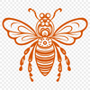 Bee Vector Image In PNG File Format For Free Download