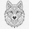 Ornate Husky In DXF For Free Download