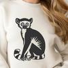 Lemur Decal In SVG, PNG, PDF And DXF Formats