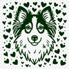 Creative Shetland Sheepdog In SVG - For Free Download, Commercial Use