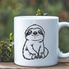 Cute Sloth In SVG & PNG