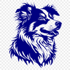 Free Beautiful Australian Shepherd Drawing