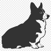 Unique Welsh Corgi Digital Drawing