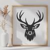 Deer Printable Image In SVG, PNG, PDF And DXF Formats