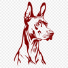 Free Creative Doberman Pinscher Clipart