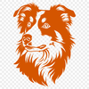 Unique Dog Vector Drawing - Free DXF Download