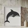 Creative Dolphin In DXF - Free Digital Download