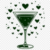 Artistic Cocktail In SVG Format - Free Download