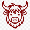 Stunning Cow - Procreate DXF Free Download