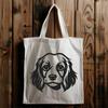 Cocker Spaniel Printable Image In DXF File Format For Free Download