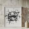 Artistic Monster Digital Art In SVG For Free Download