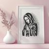 Creative Our Lady Of Guadalupe In SVG Format - Free Download