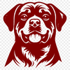 Stunning Dog In DXF - Free Download