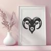 Beautiful Ram In PNG & SVG