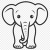 Free Elephant In SVG, PNG, PDF And DXF File Formats - Free