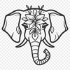 Free Ornate Elephant Digital Art