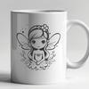 Cute Fairy - Craft SVG